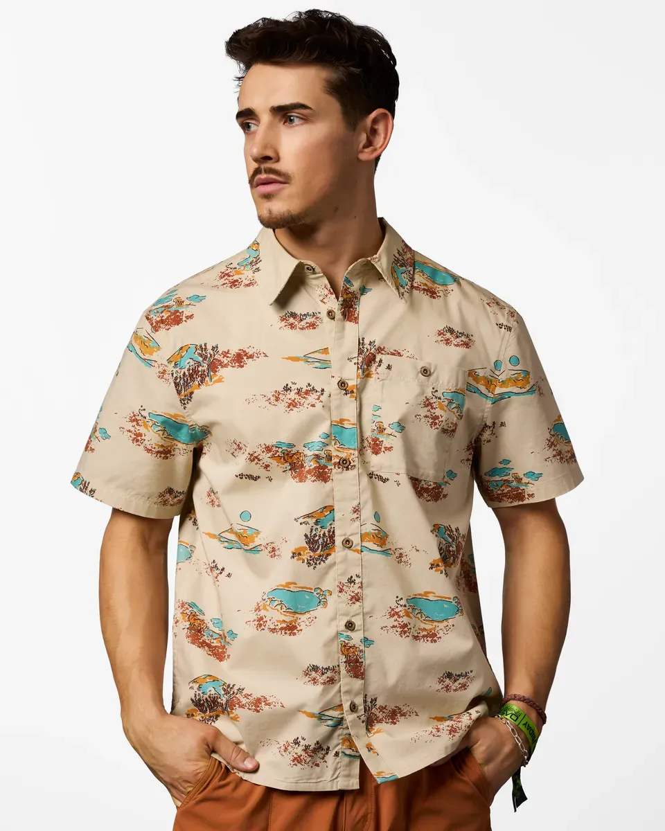 Cotopaxi Estival chemise homme imprimée coton léger
