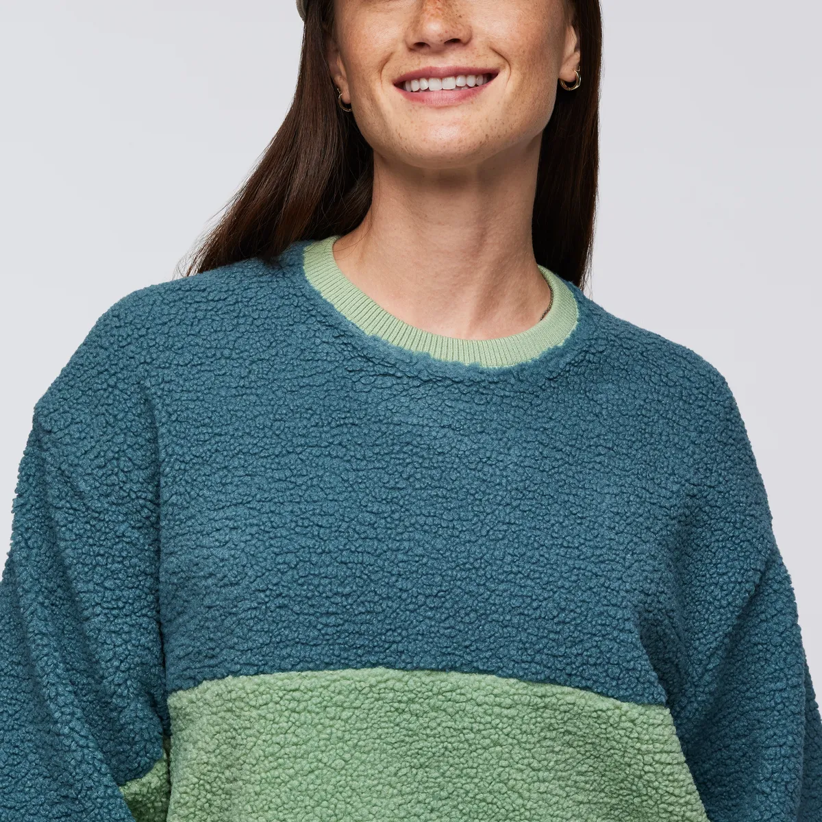 Cotopaxi High Pile Fleece Crew pull polaire femme oversize