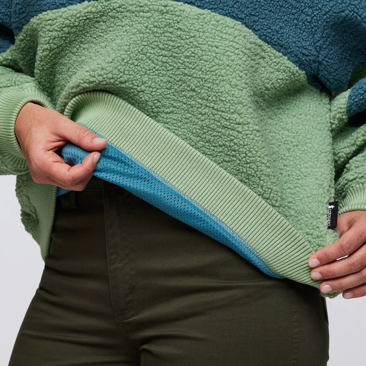 Cotopaxi High Pile Fleece Crew pull polaire femme oversize