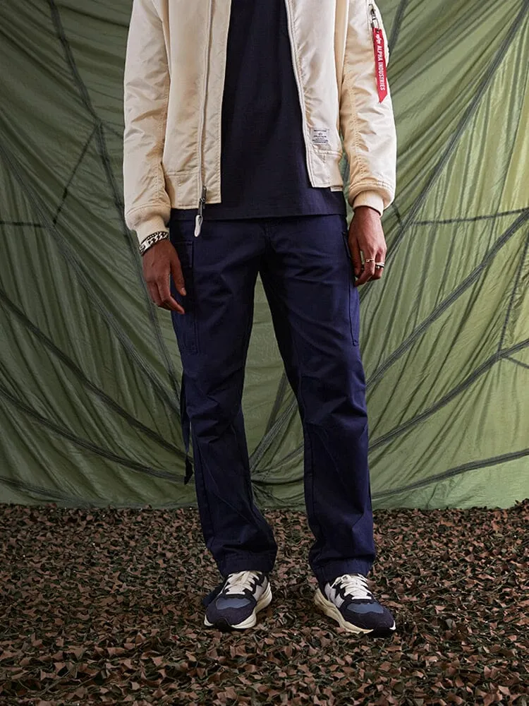 Alpha Industries M-65 pantalon cargo noir coton