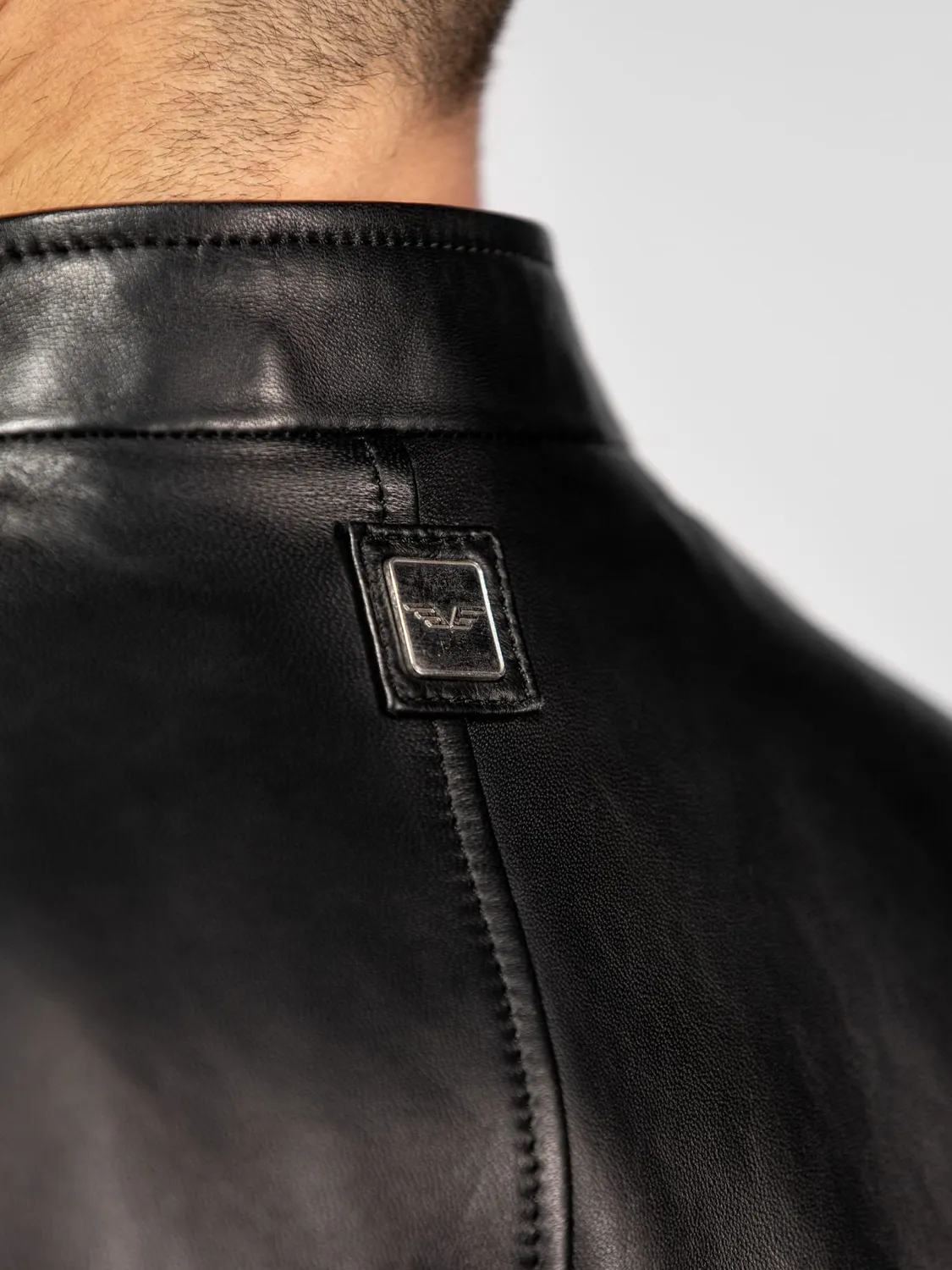 Daytona Wexford Blouson cuir moto mouton patiné noir