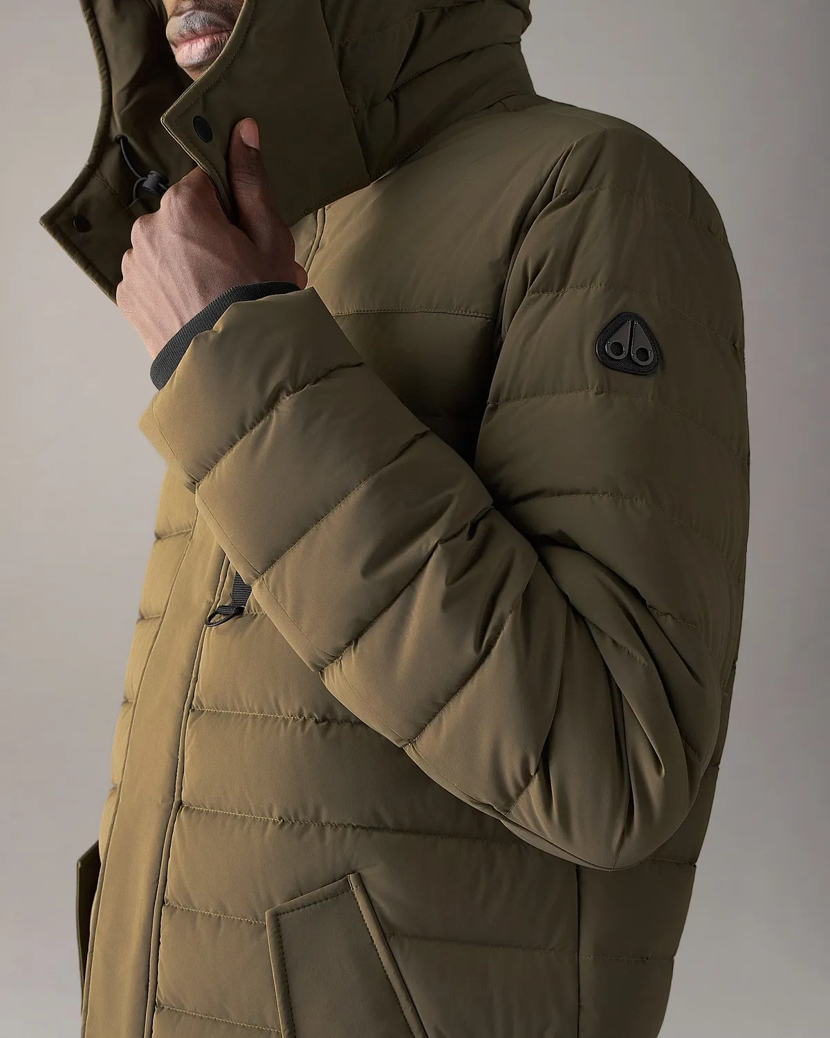 Moose Knuckles Greystone veste duvet combat longue hiver