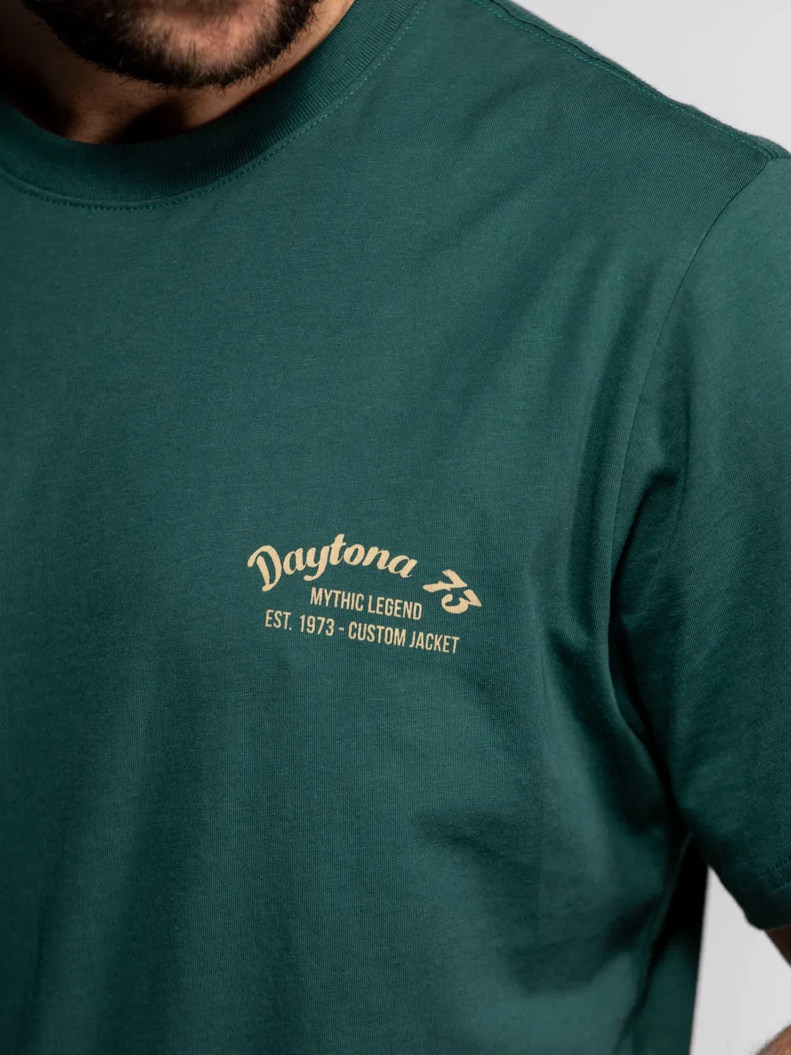 Daytona Vernon t-shirt worker beige coton peigné