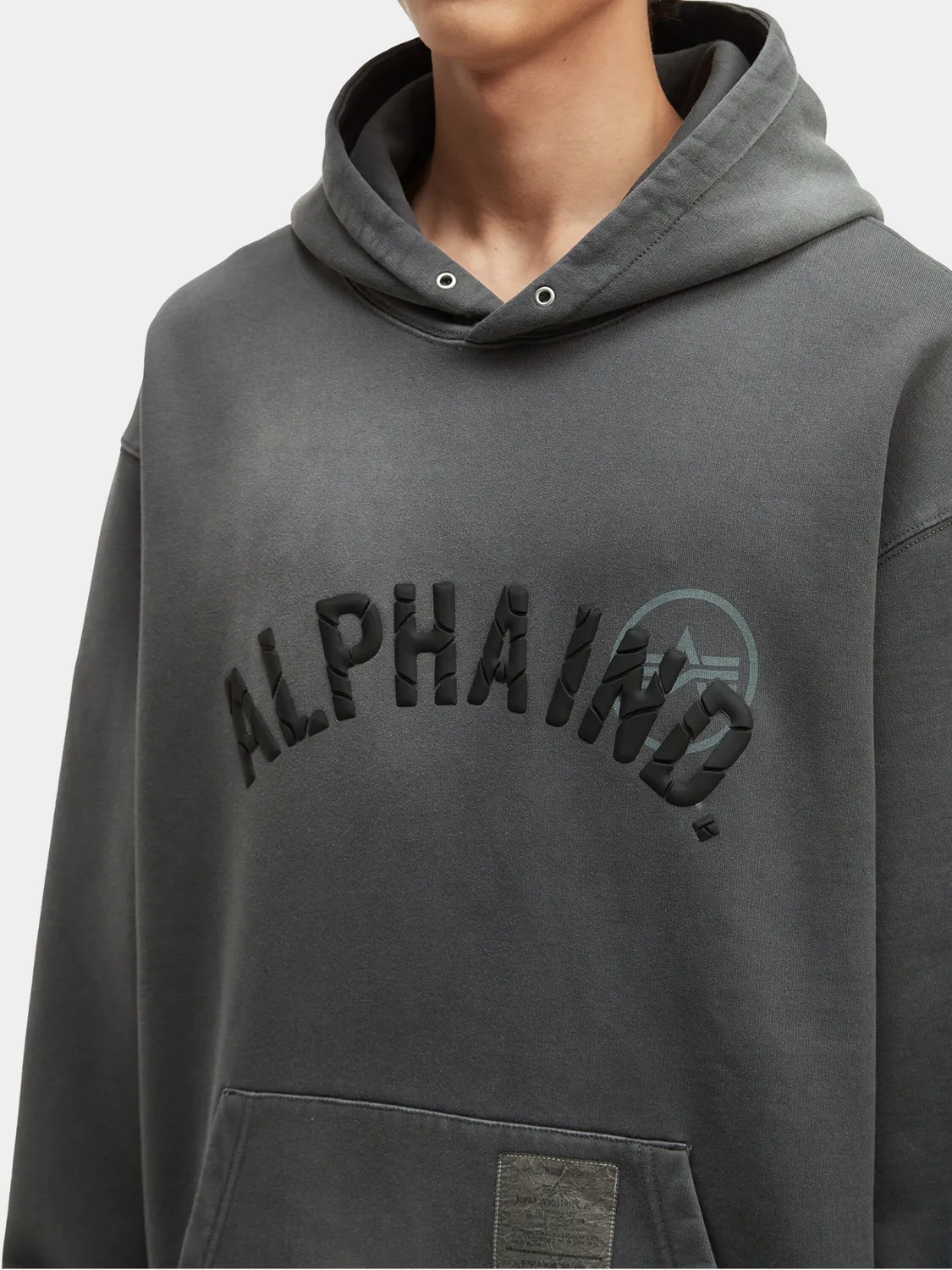 Alpha Industries UNFRM Washed hoodie sweat délavé