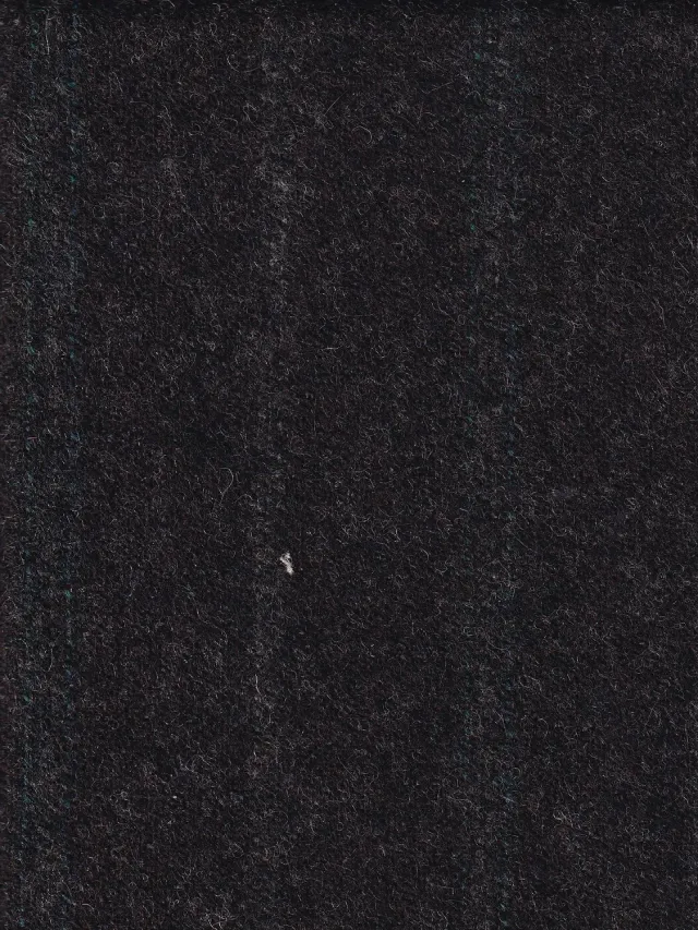 Hollington Flanelle tissu laine gris rayures zinc au mètre