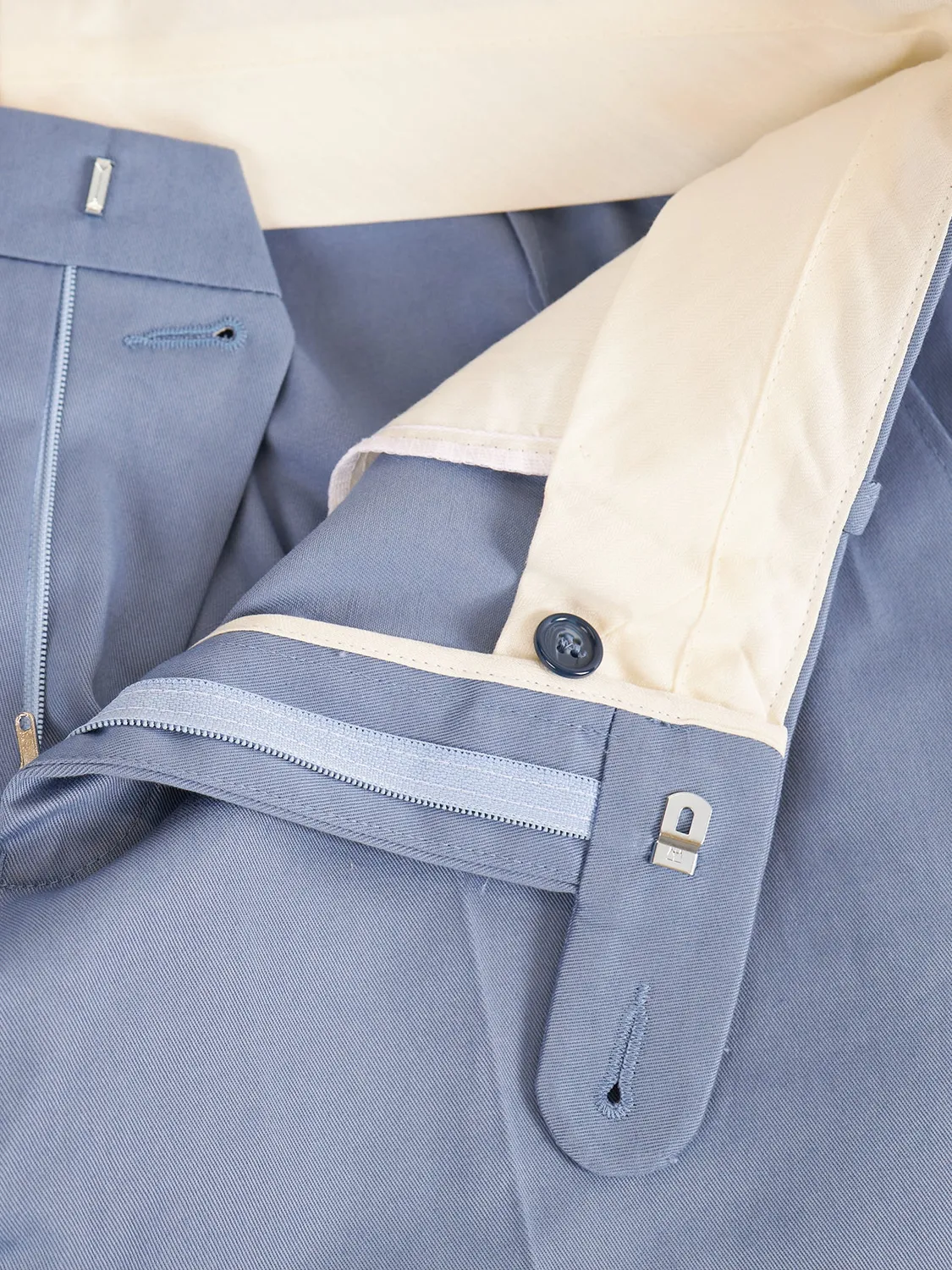 Hollington Siza pantalon coton extensible azur
