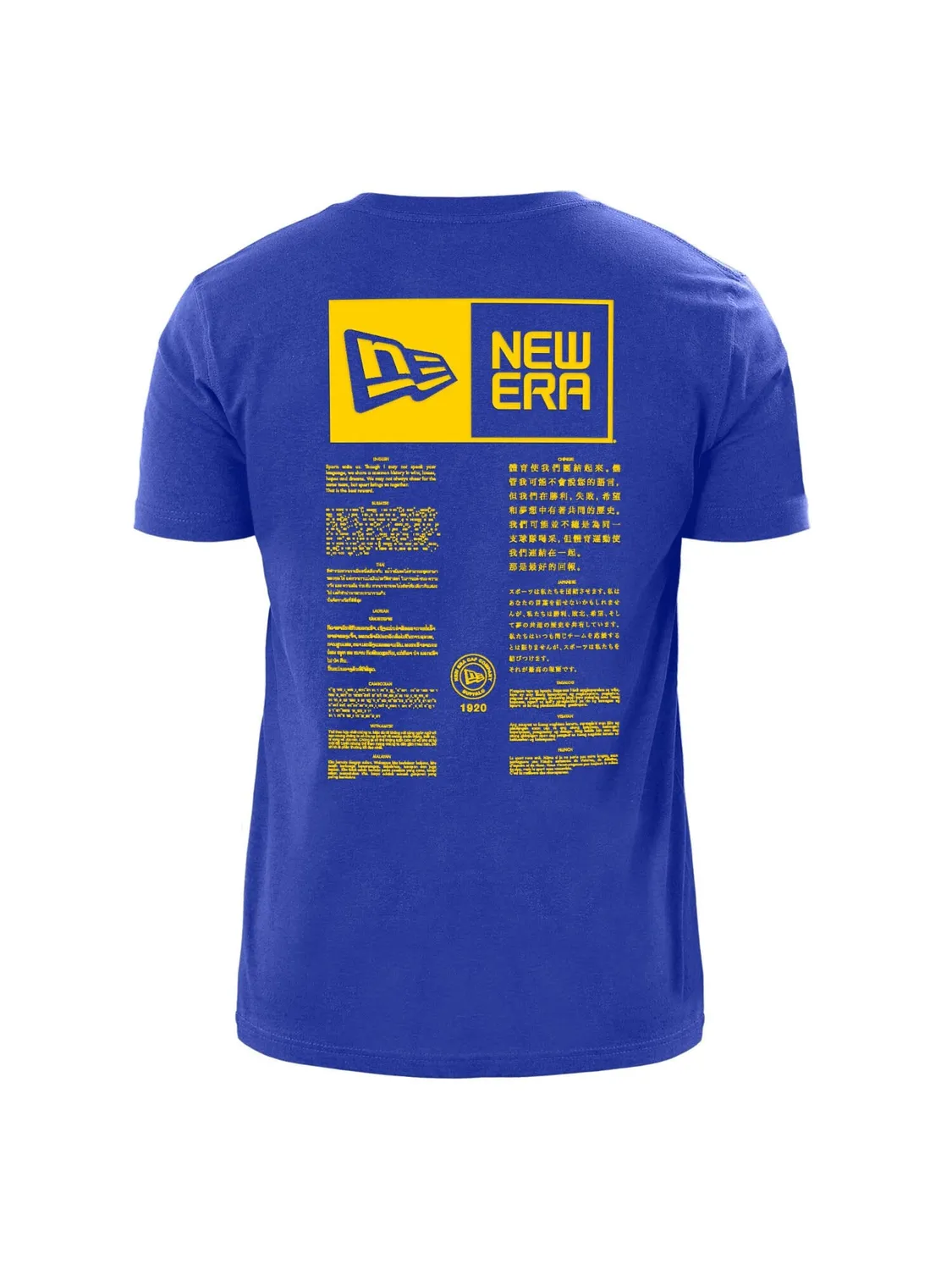Alpha Industries Rams New Era t-shirt bleu coton