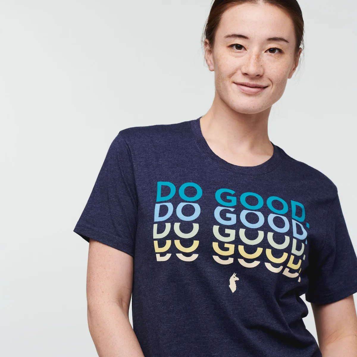 Cotopaxi Do Good Repeat T-shirt femme coton marin