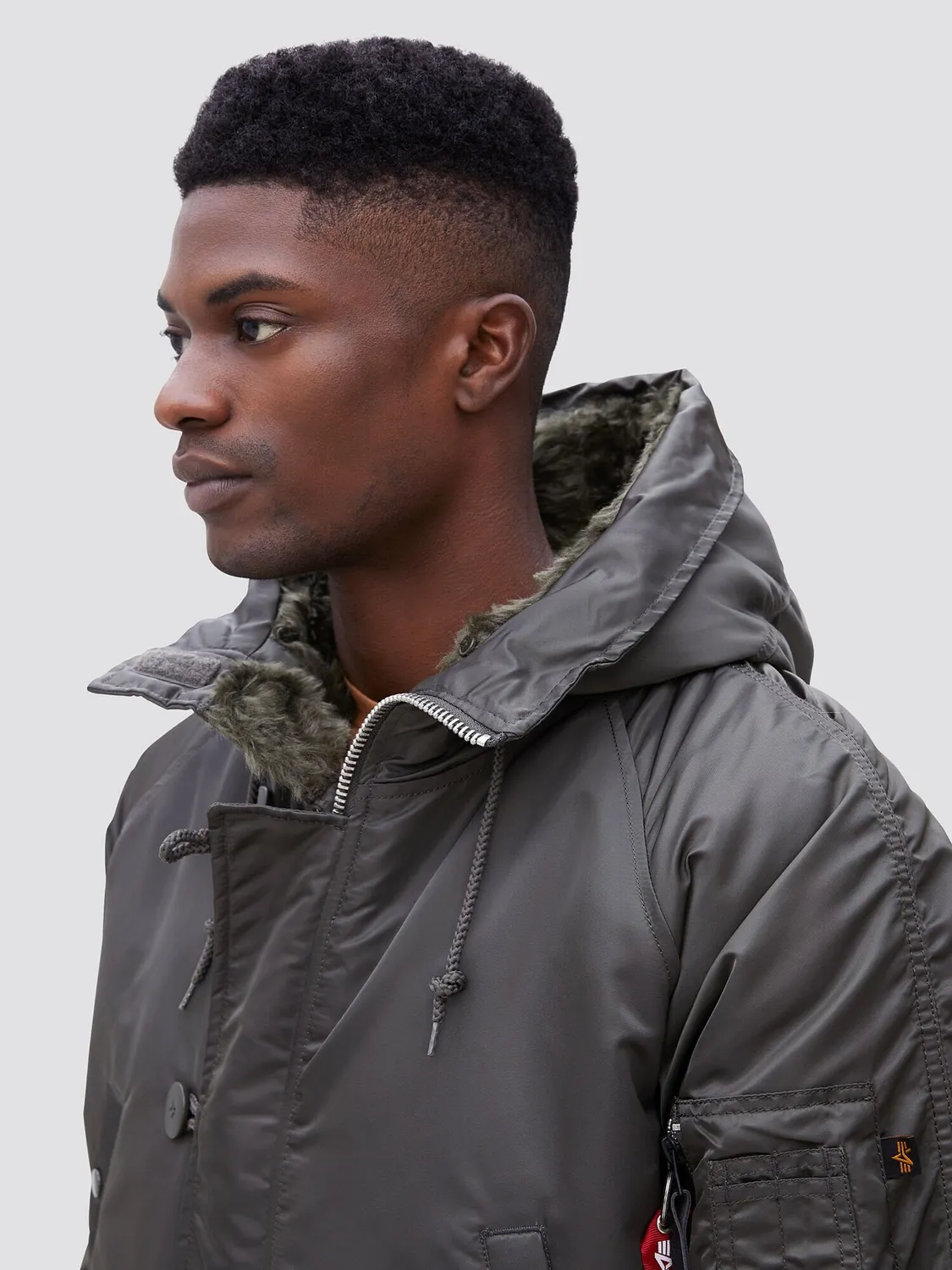 Alpha Industries N-3B Slim parka homme grand froid nylon