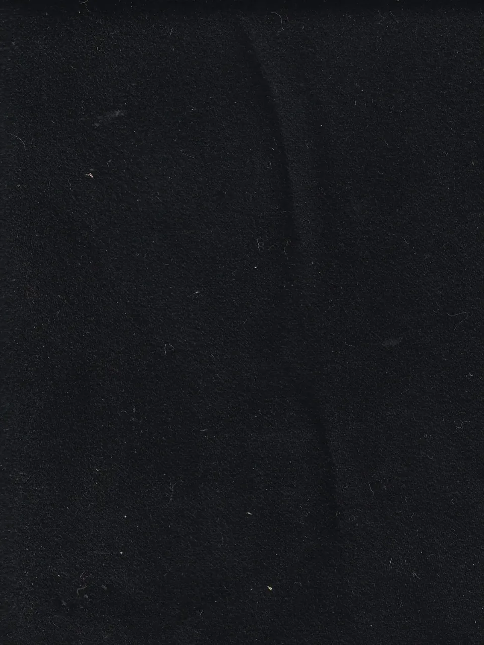 Hollington microcachemire noir ébène tissu au mètre chaud