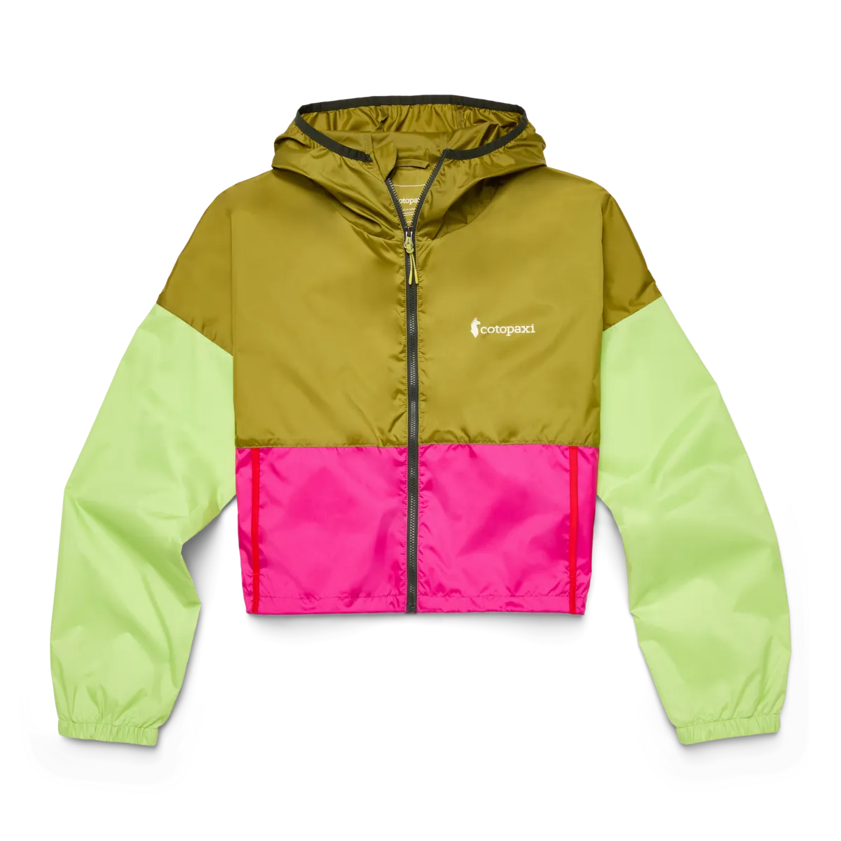 Cotopaxi Teca Crop veste femme Green Juice coupe-vent