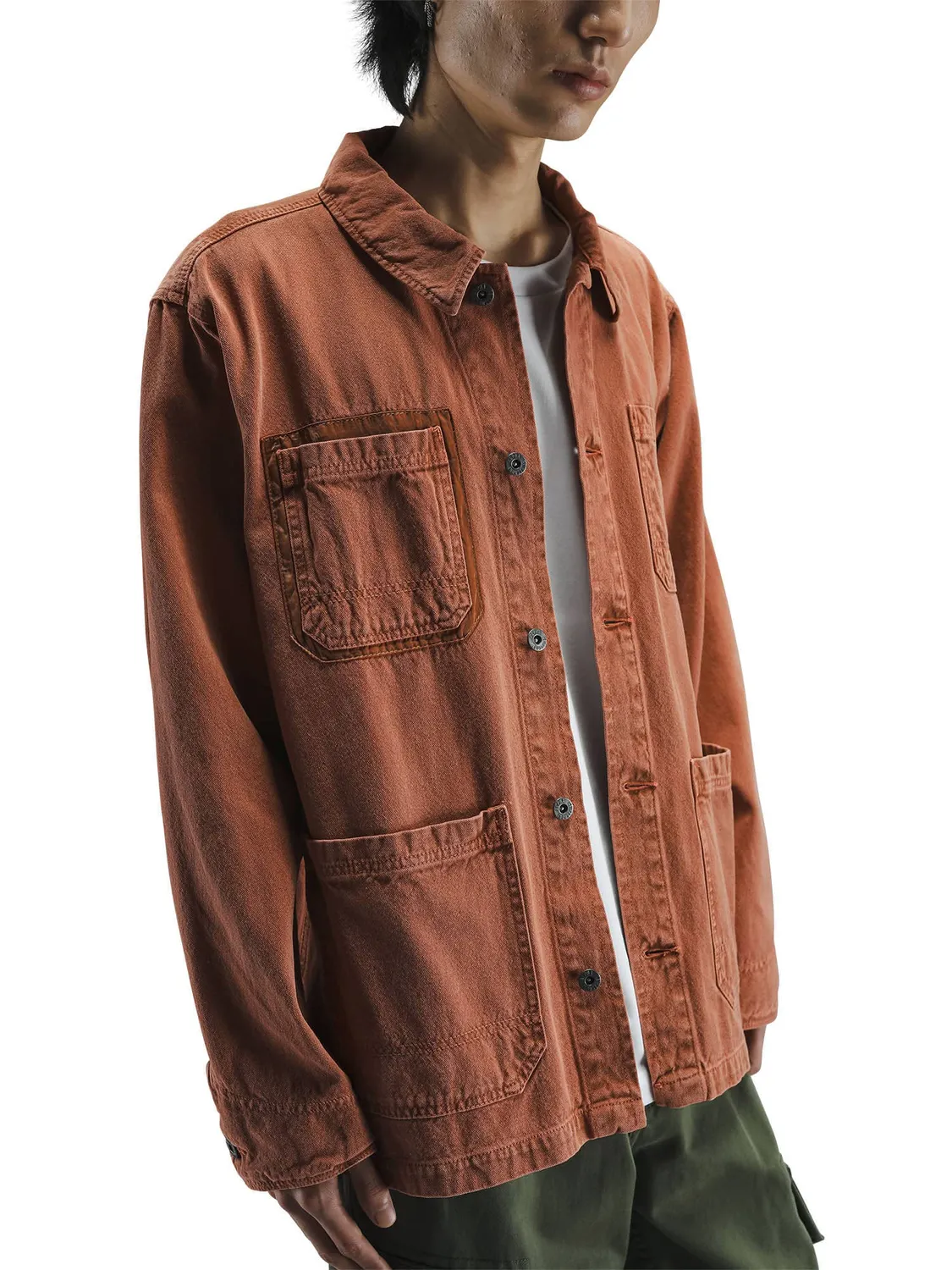 Alpha Industries Chore Coat veste safran coton boutonnée
