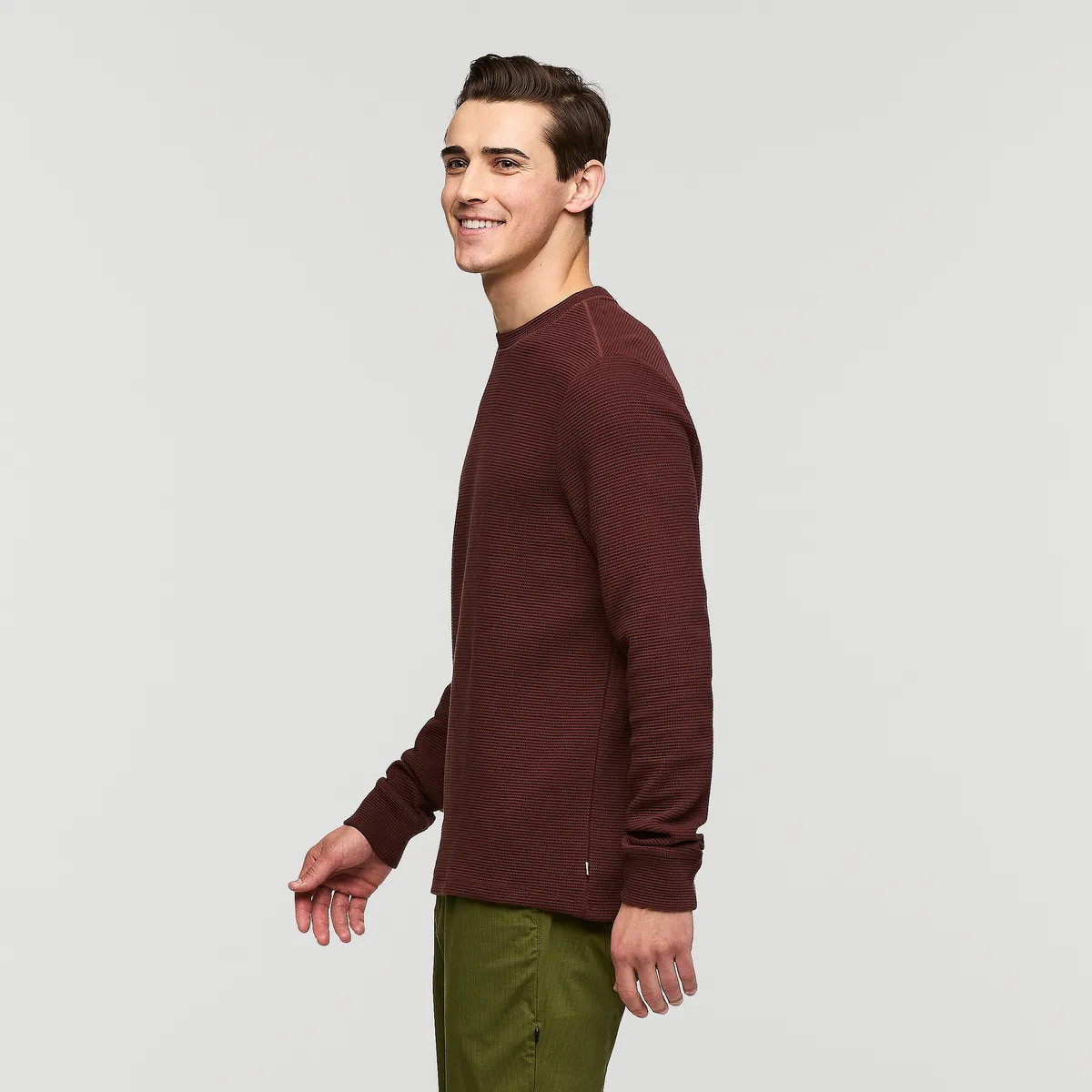 Cotopaxi Atajo chemise gaufrée homme Chestnut manche longue