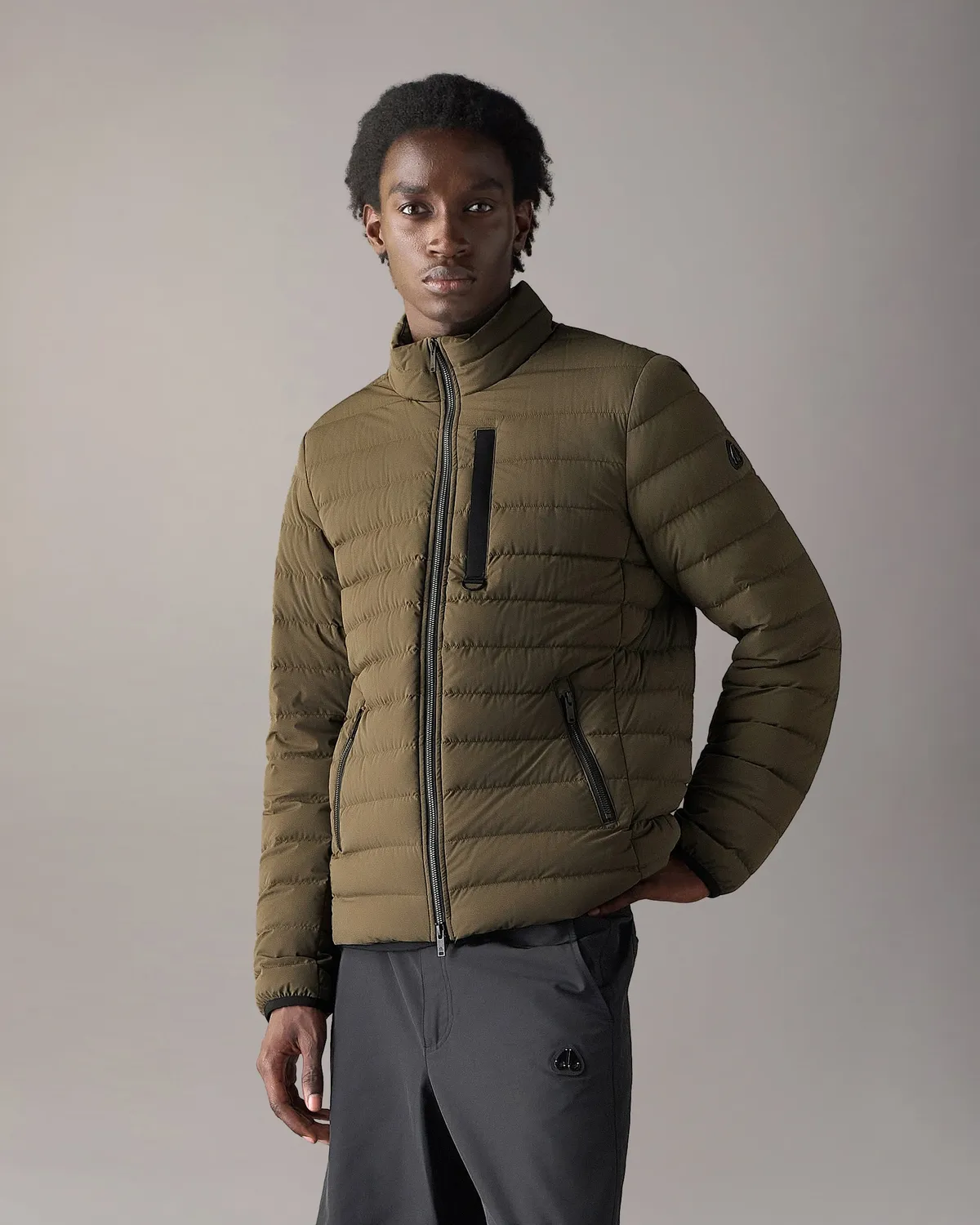 Moose Knuckles Laki Down blouson noir déperlant