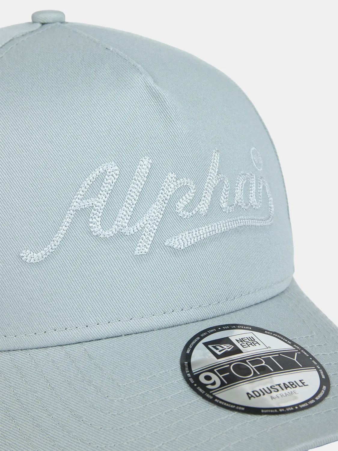 Alpha Industries x New Era 9Forty Script casquette noire