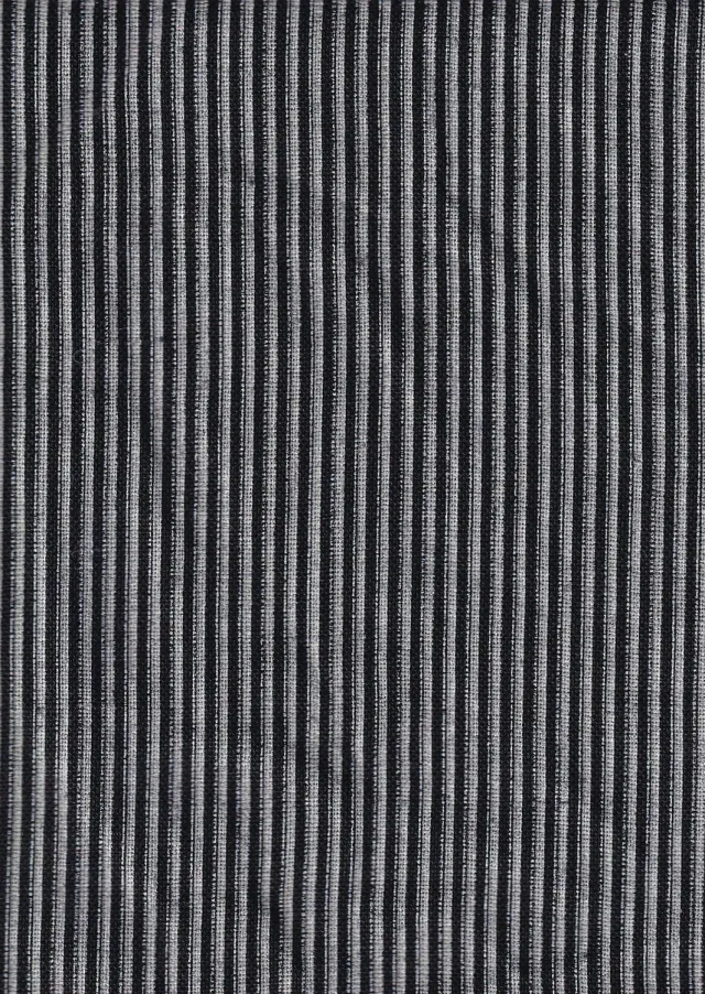 Hollington Toile Lin tissu double-face zèbre noir au mètre