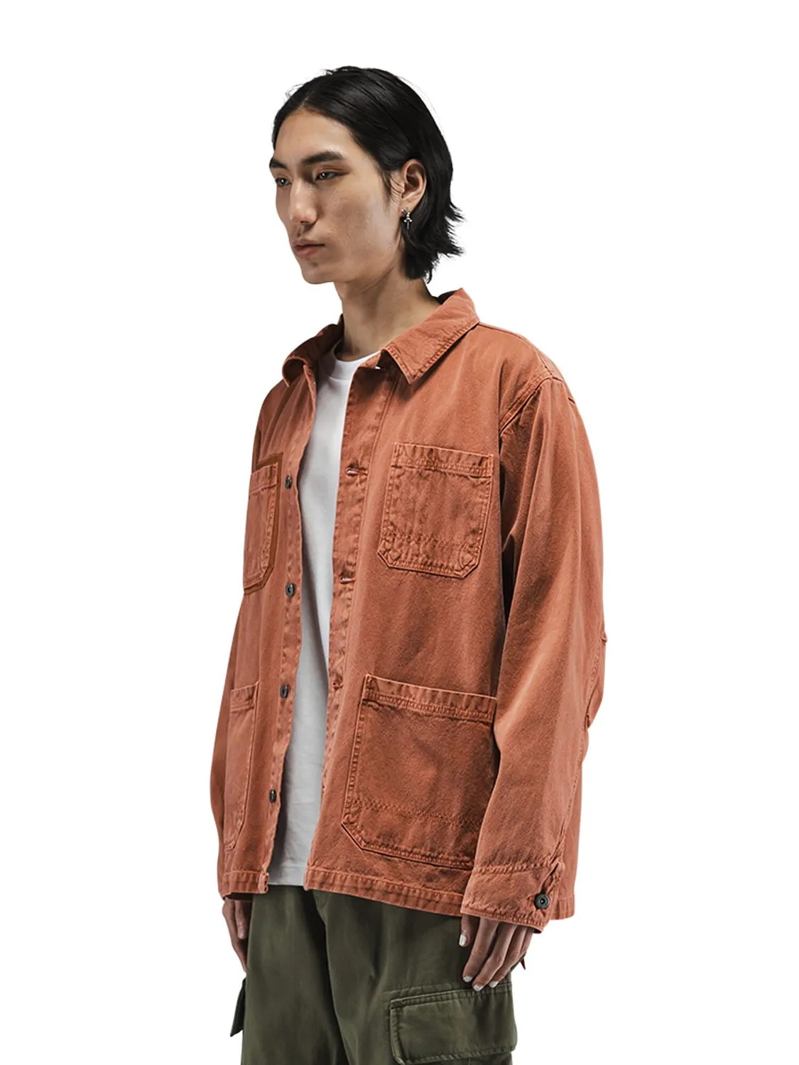 Alpha Industries Chore Coat veste safran coton boutonnée