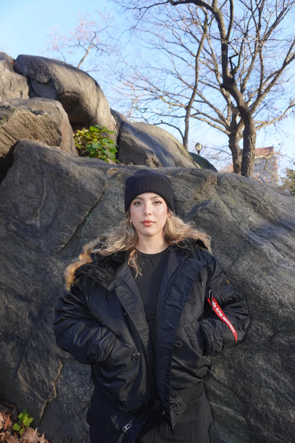 Alpha Industries N-2B parka courte nylon grand froid