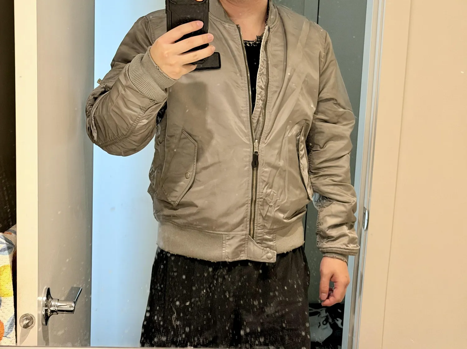 Alpha Industries XLIM EP.9 03 blouson Light Gray réversible