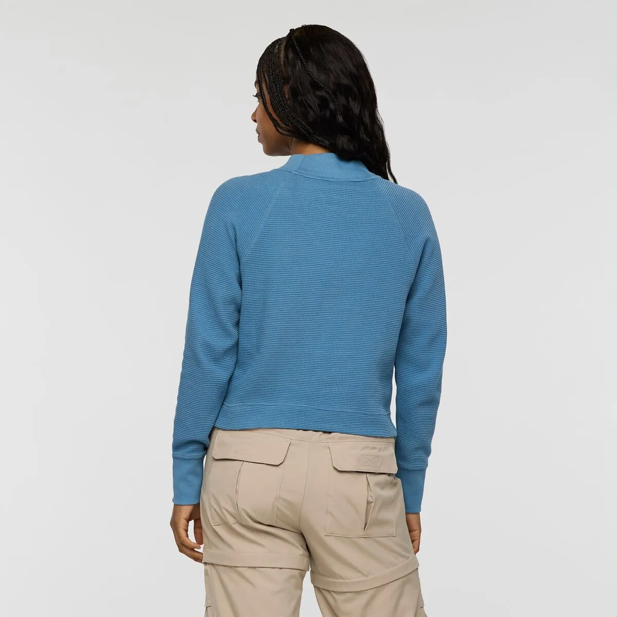 Cotopaxi Atajo t-shirt gaufré femme col V manches longues