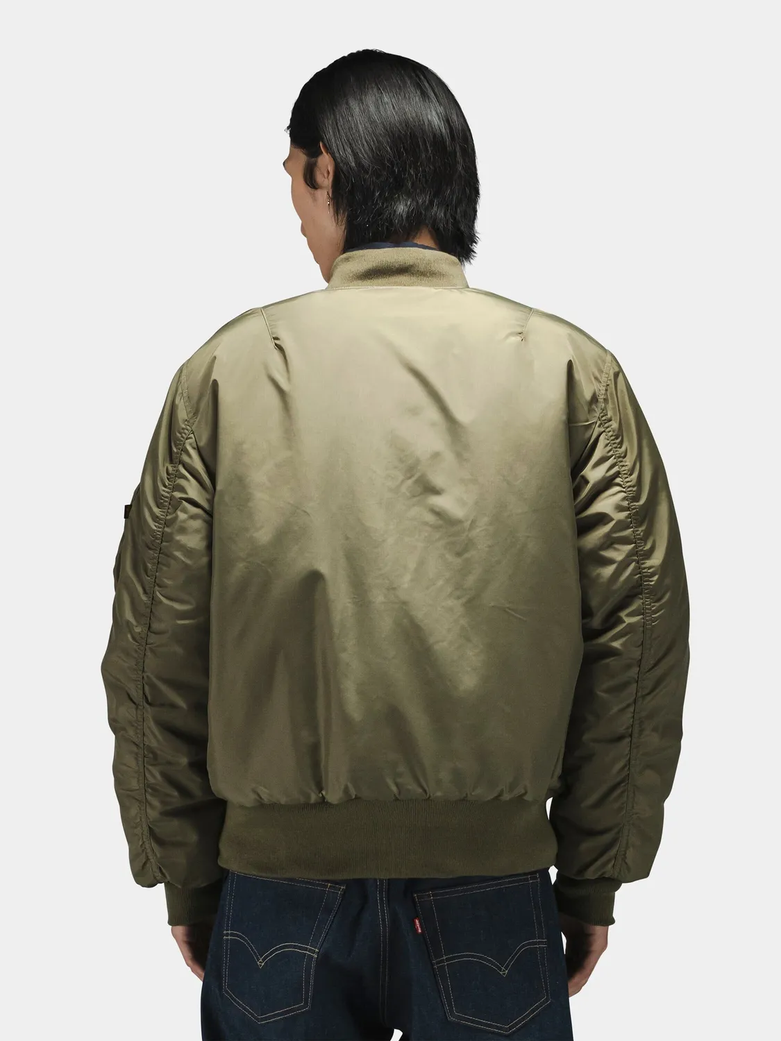 Alpha Industries MA-1 Oxford bomber déperlant noir
