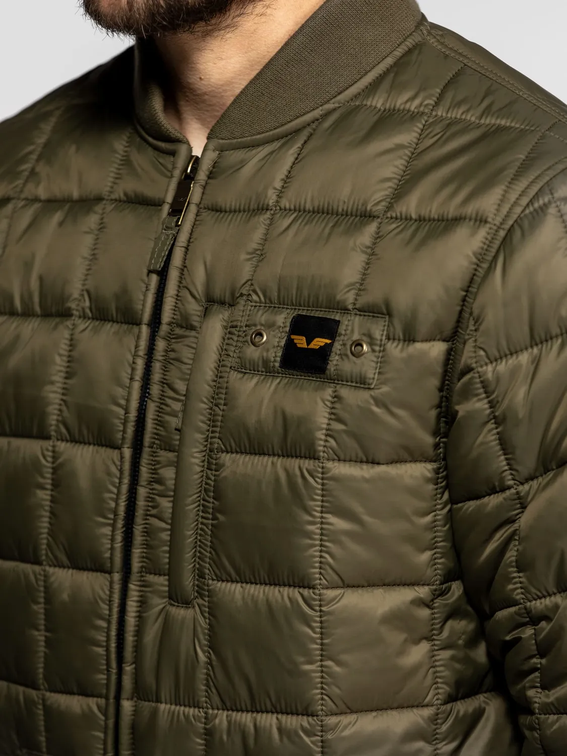 DAYTONA Clarion bomber nylon matelassé kaki léger