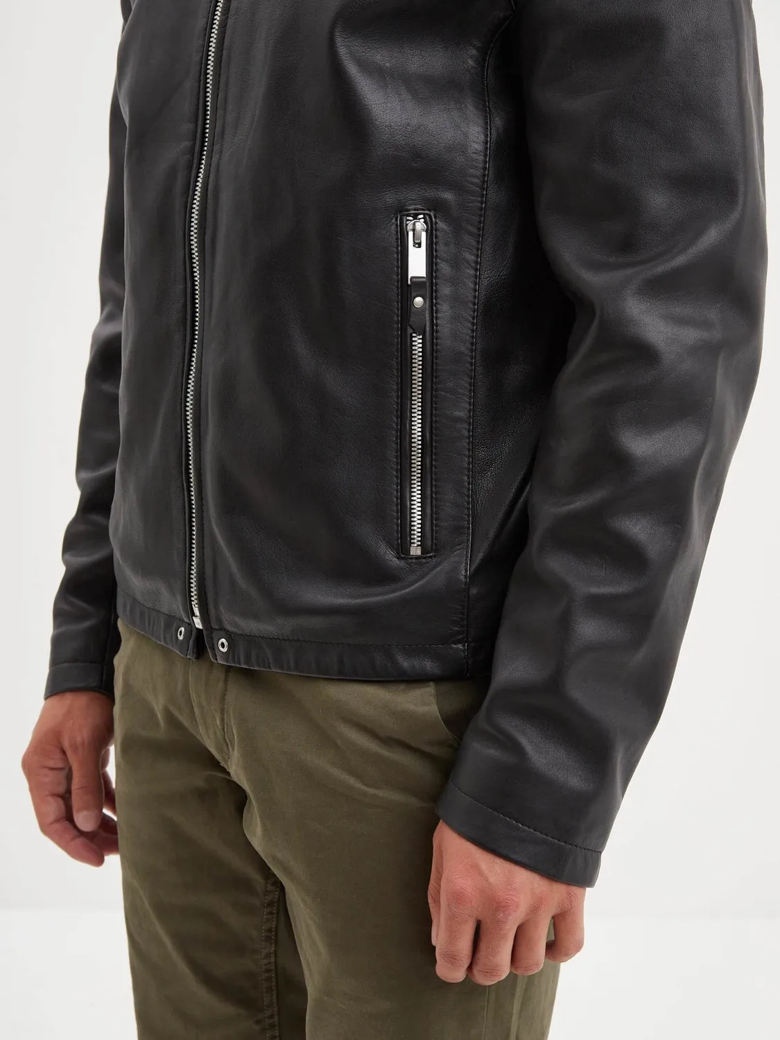 Daytona Ruidoso blouson cuir homme noir mouton