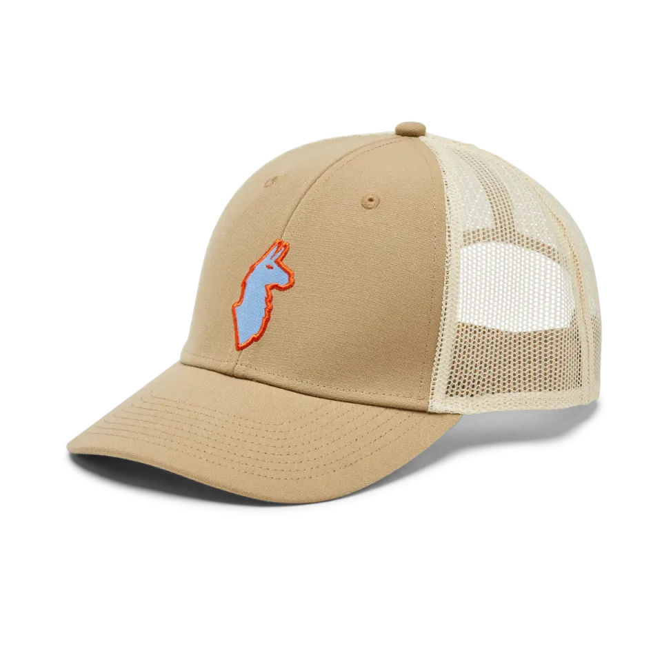 Cotopaxi Llama casquette trucker Desert recyclée