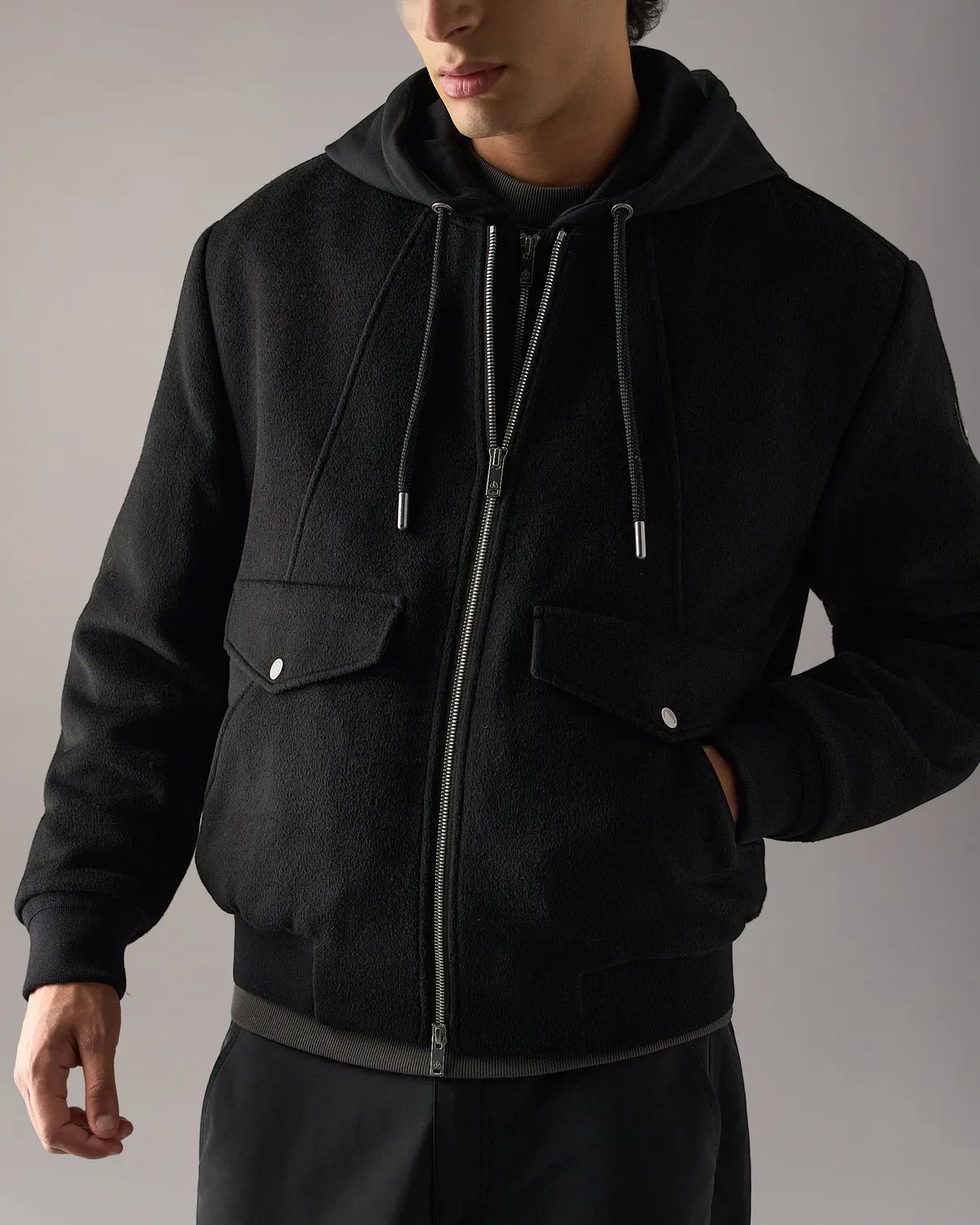 Moose Knuckles Elington bomber noir léger