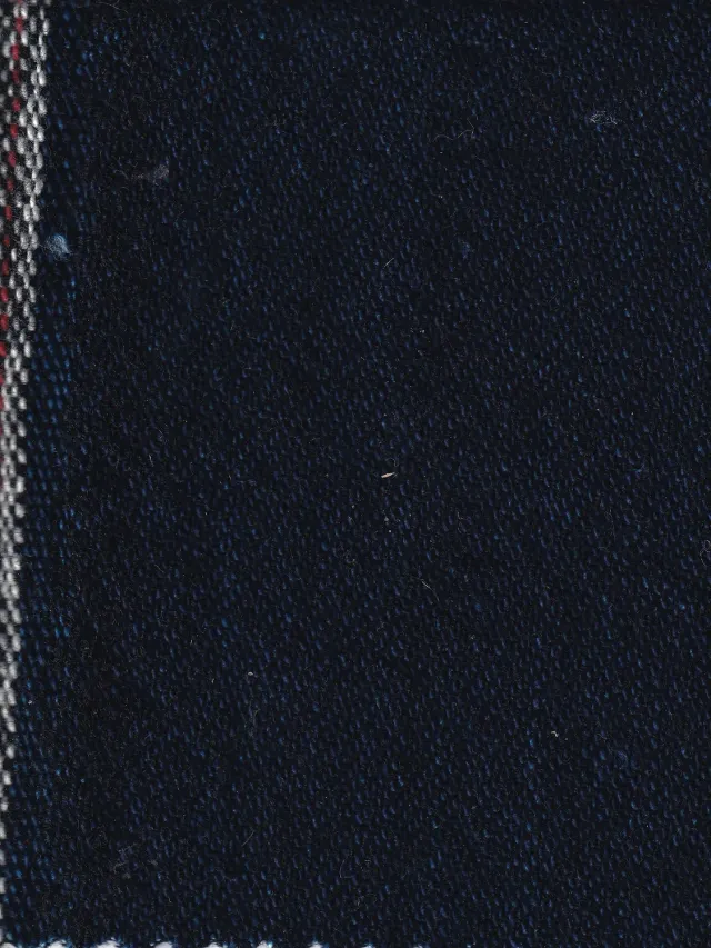 Hollington Koï tissu drap laine coton bleu marine au mètre