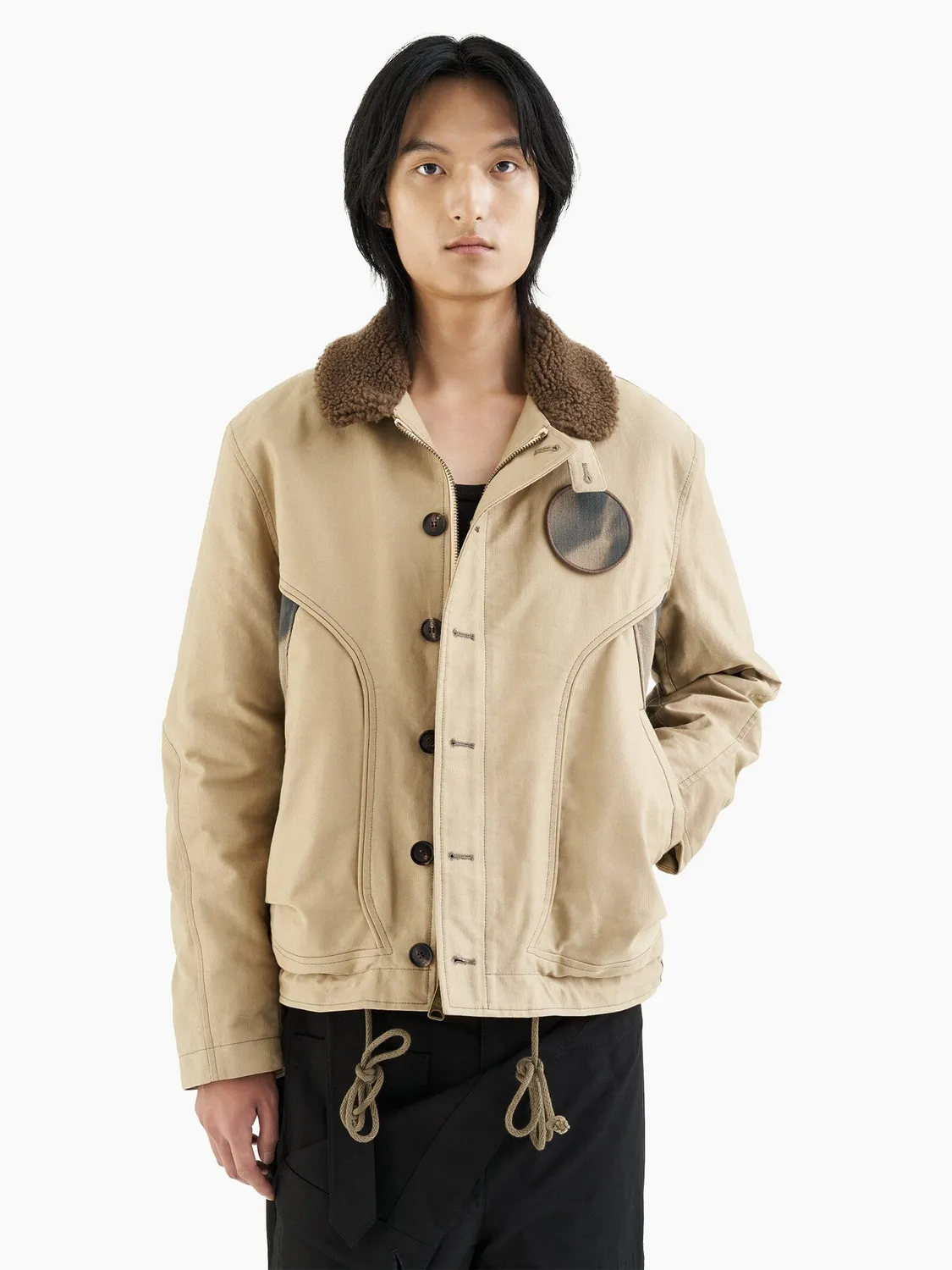 Alpha Industries Jiyong Kim Sun-Bleached Deck veste verte