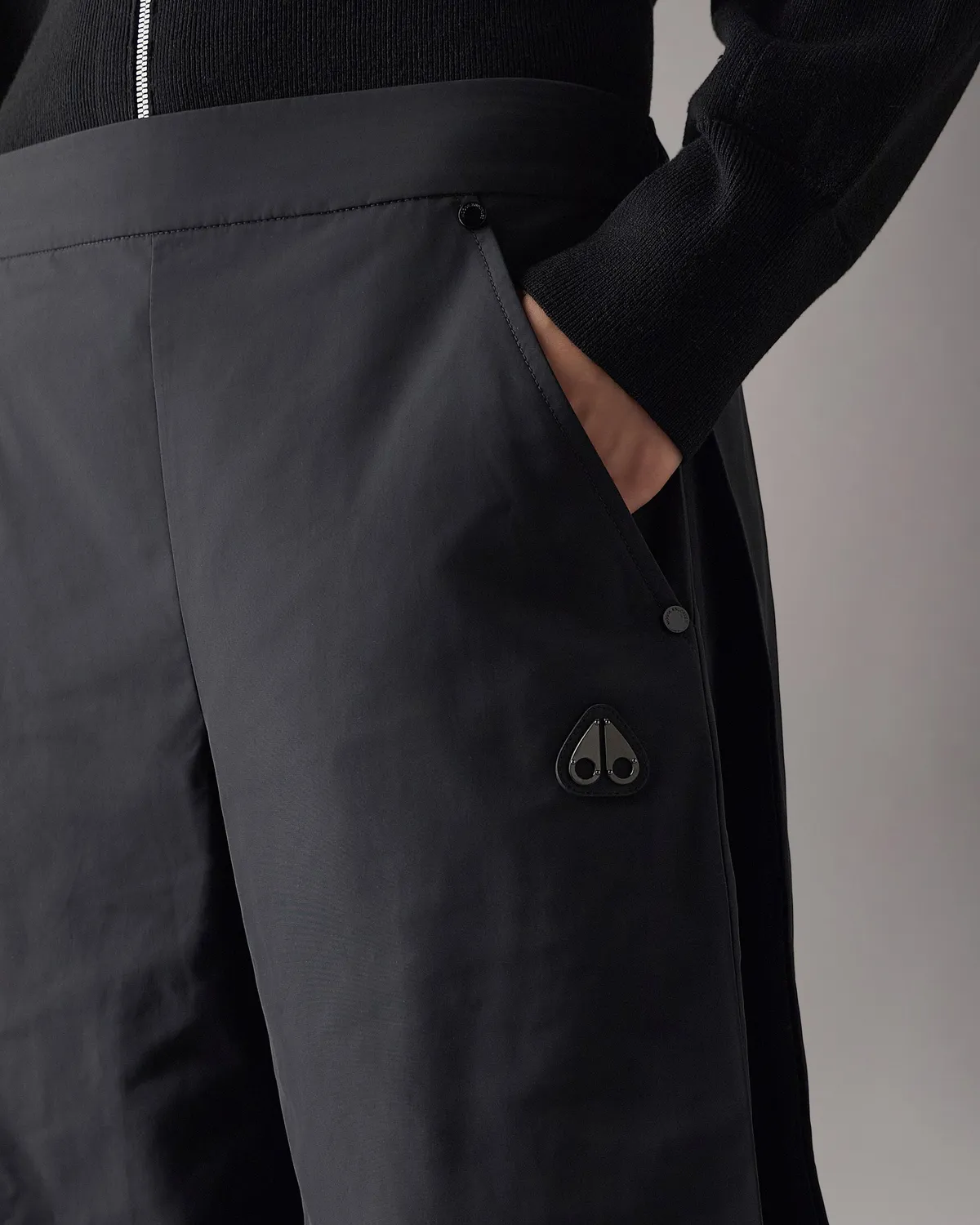 Moose Knuckles Edge Pantalon Barrel Noir Léger