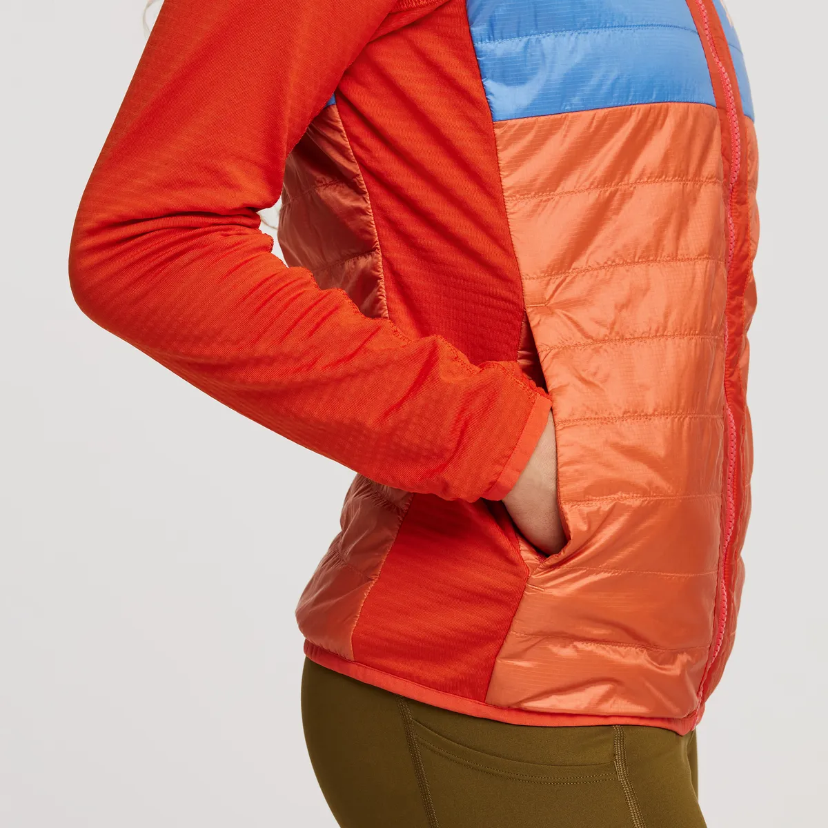 Cotopaxi Capa veste isolante femme Amber/Sunset hybride