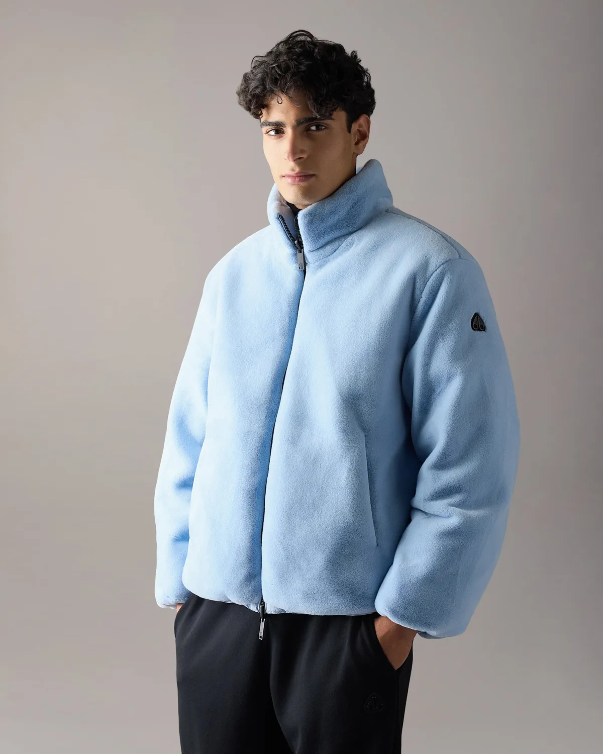 Moose Knuckles Kings doudoune réversible bleu ice