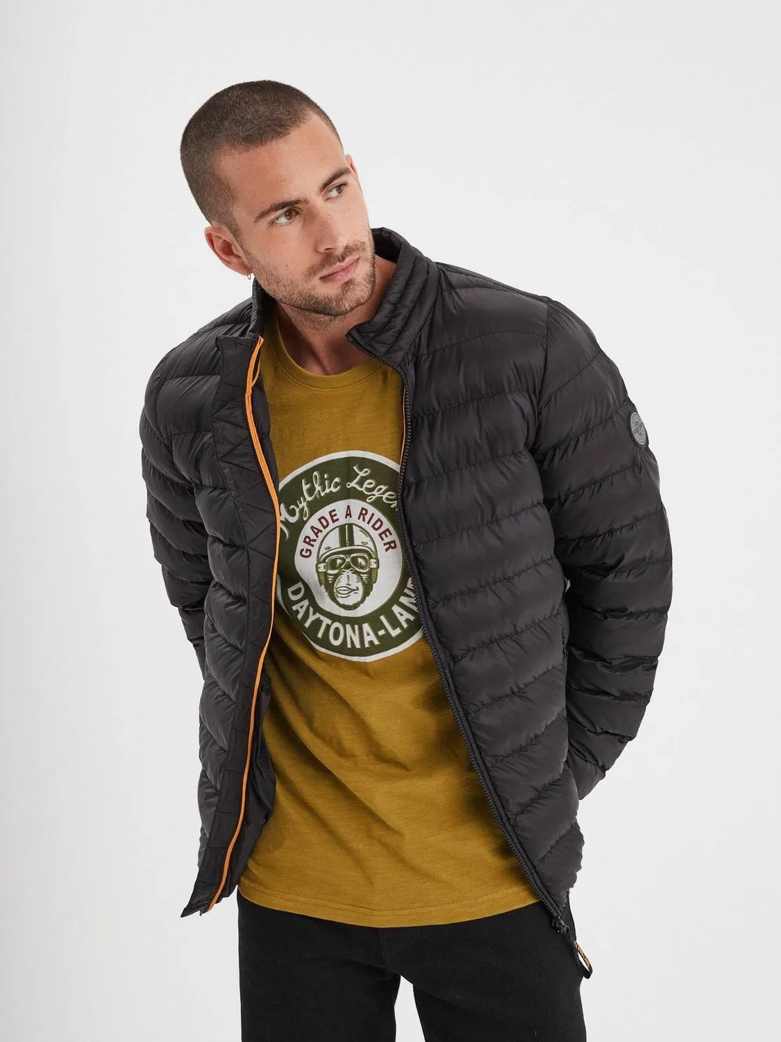 Daytona Antrim doudoune légère homme noire chaude