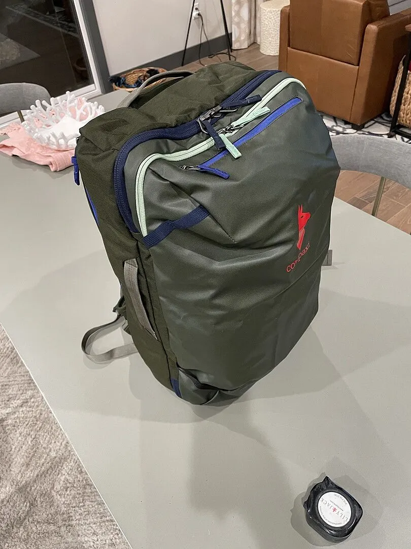 Cotopaxi Allpa sac voyage 35L Rusty cabine recyclé