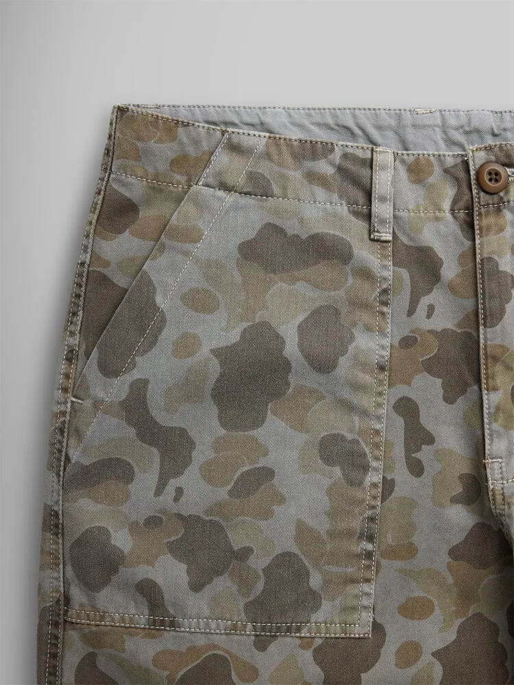 Alpha Industries Fatigue Battlewash pantalon cargo camo marron