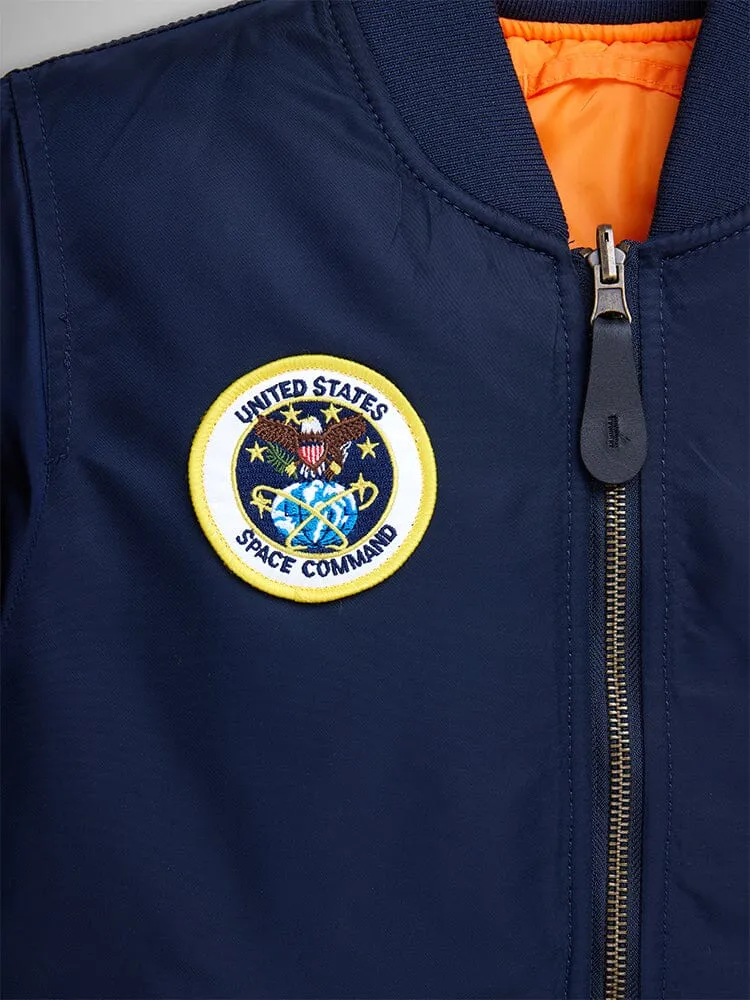 Alpha Industries NASA MA-1 blouson bomber enfant bleu replica