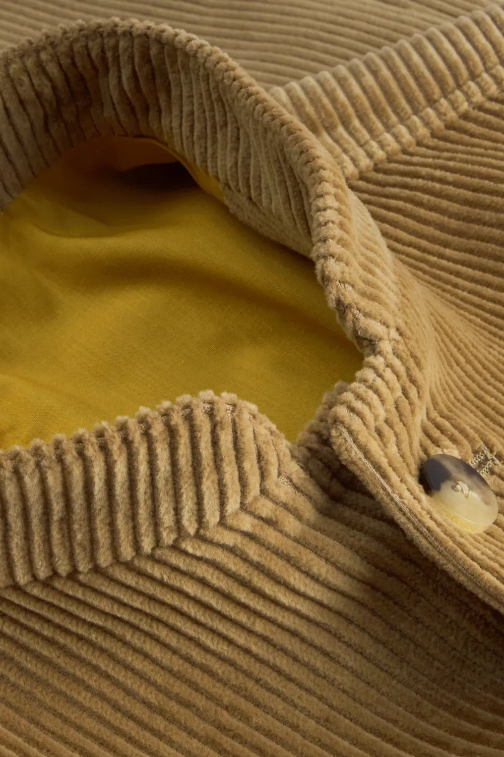 Hollington Tyrol veste velours sable col nehru 48