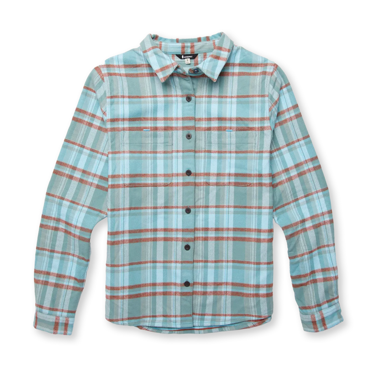 Cotopaxi Mero chemise flanelle femme coton bio à carreaux