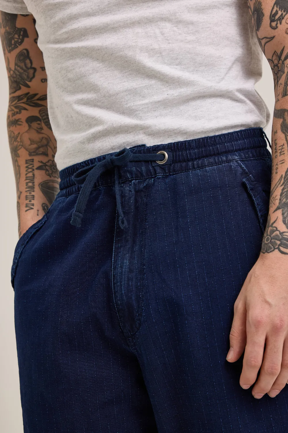 Alpha Industries x Lee Snowpant pantalon indigo ripstop