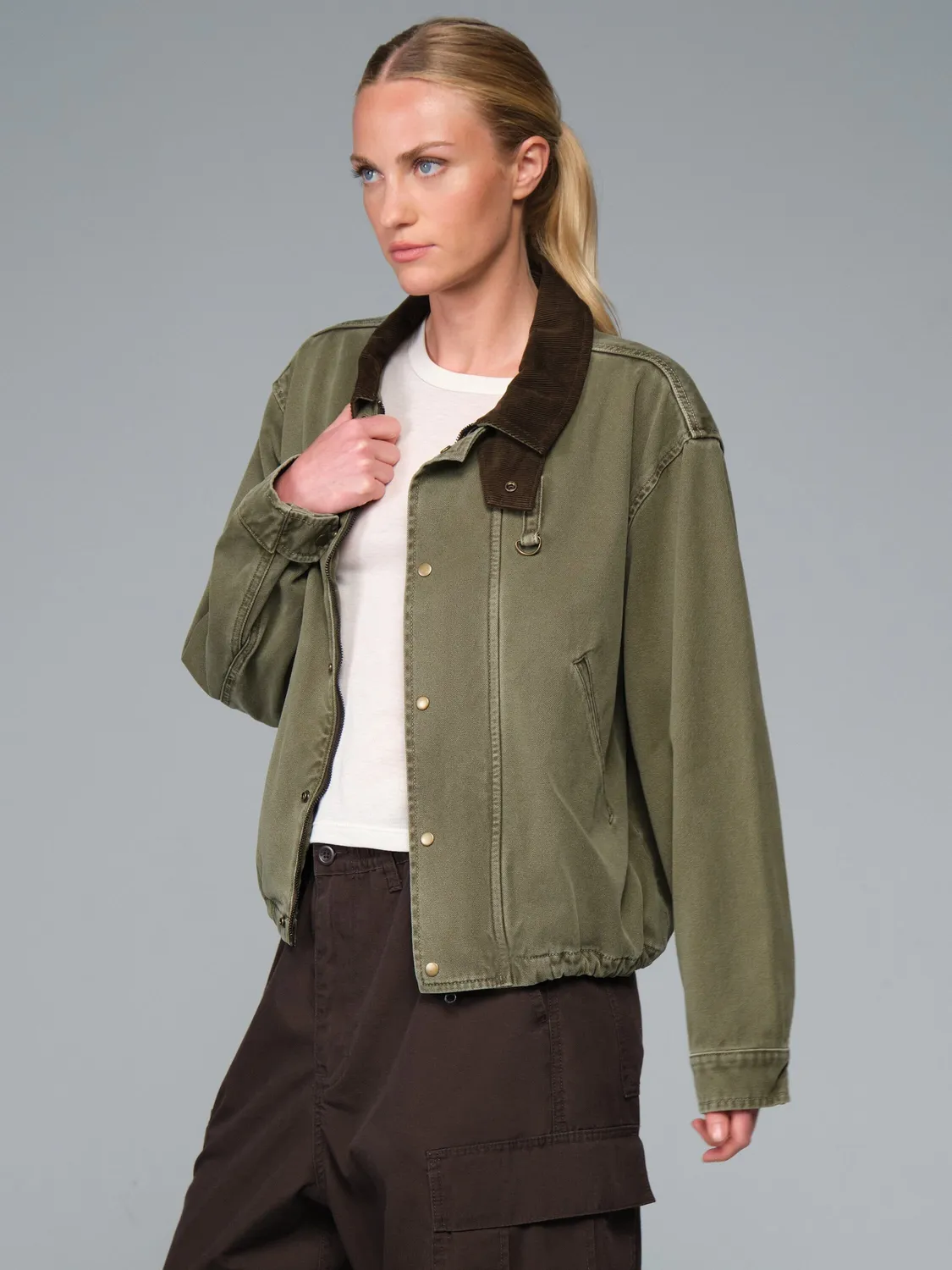 Alpha Industries Torii veste travail femme vert OG-107 coton