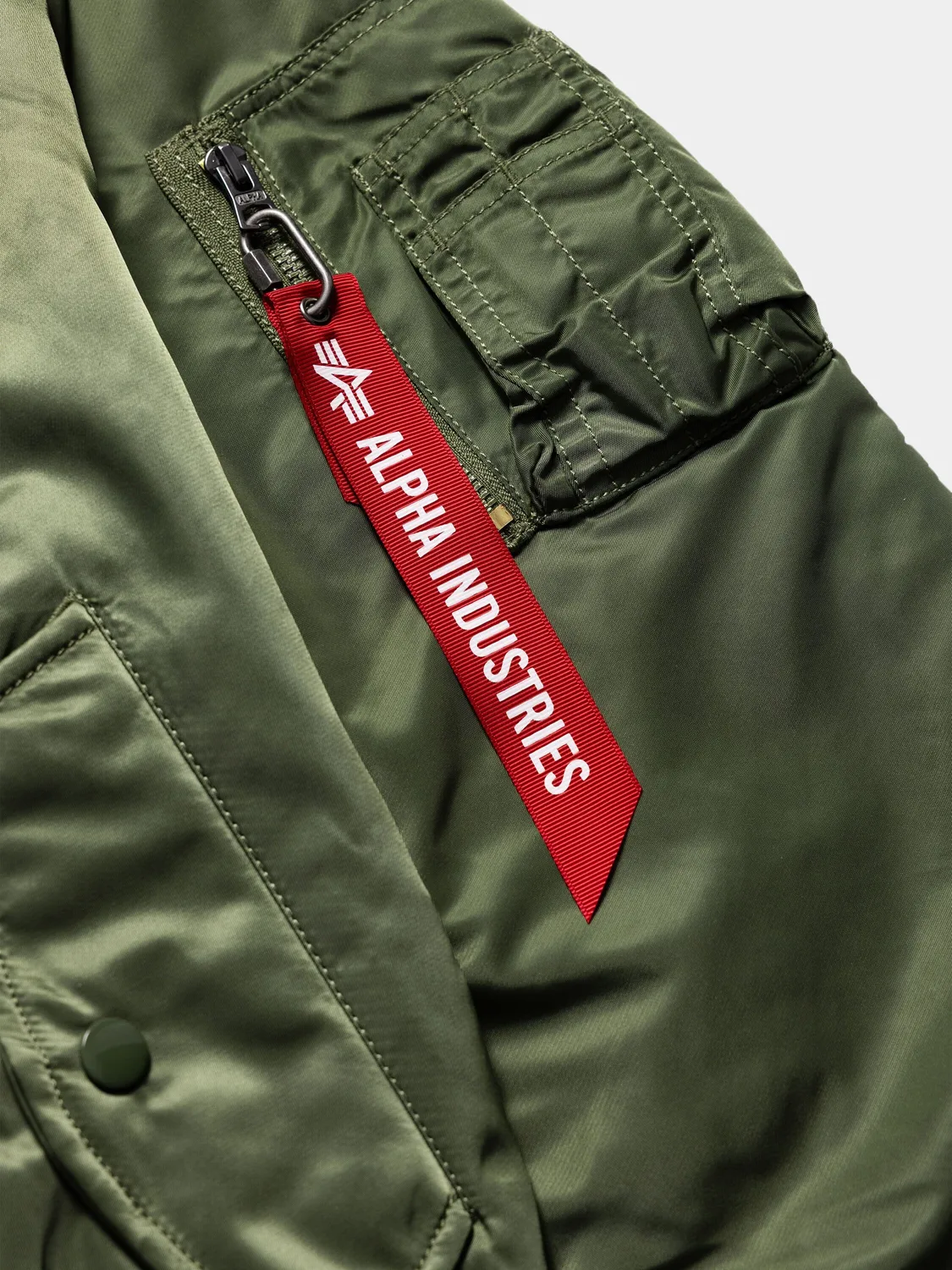 Alpha Industries Junya Watanabe MA-1 bomber Sage réversible nylon