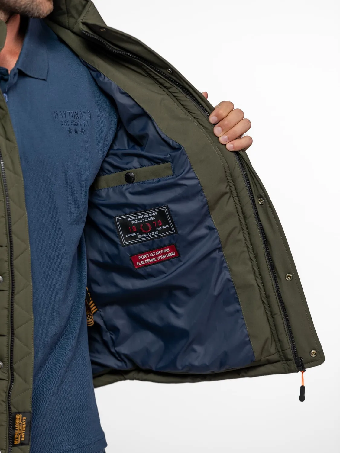 DAYTONA Bream Doudoune homme matelassée noire chaude