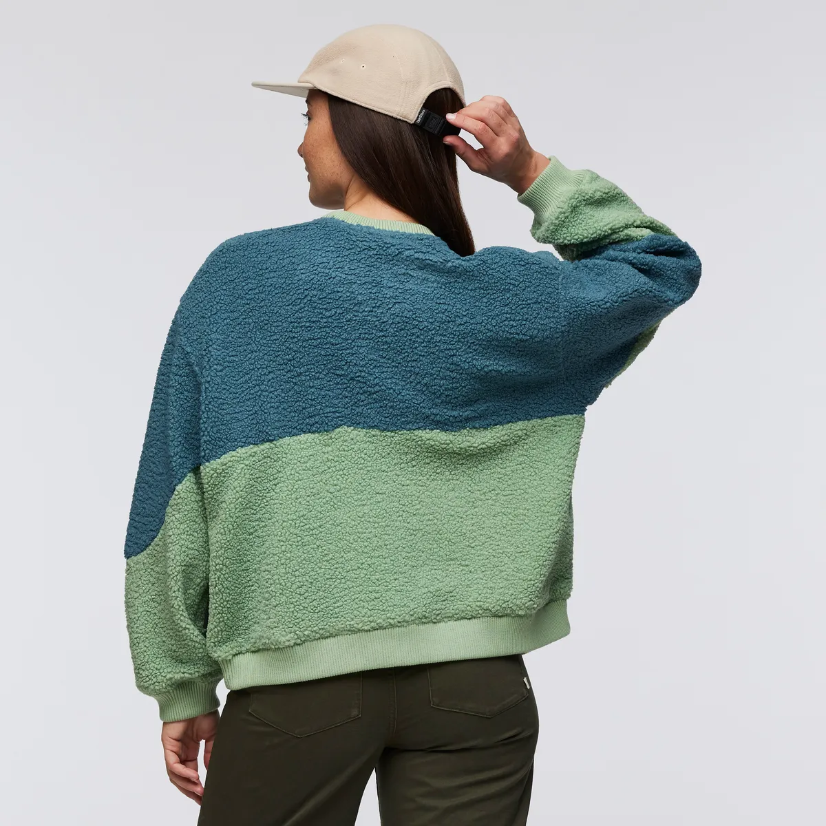 Cotopaxi High Pile Fleece Crew pull polaire femme oversize