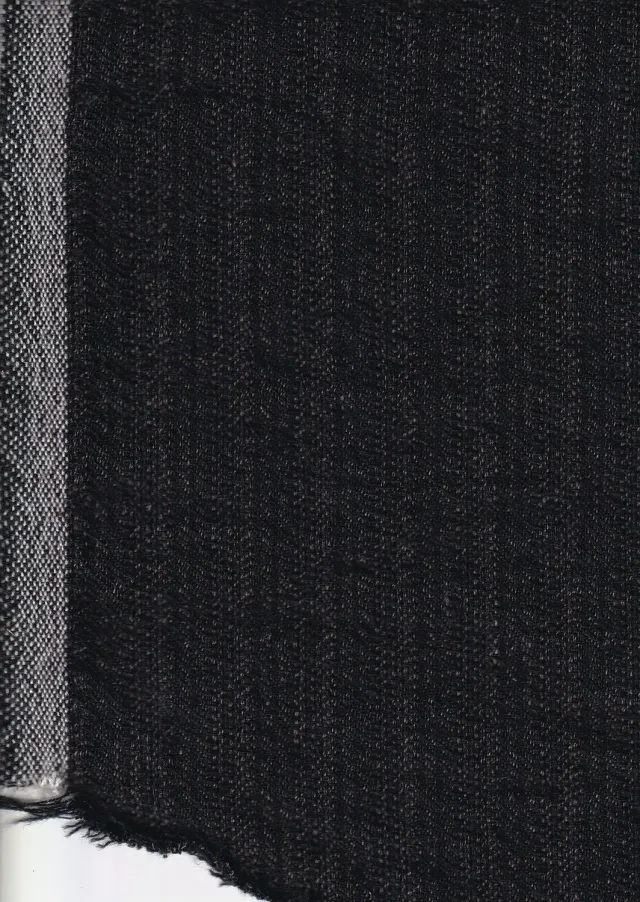 HOLLINGTON Gris Safari tissu crêpe laine-coton 20 m