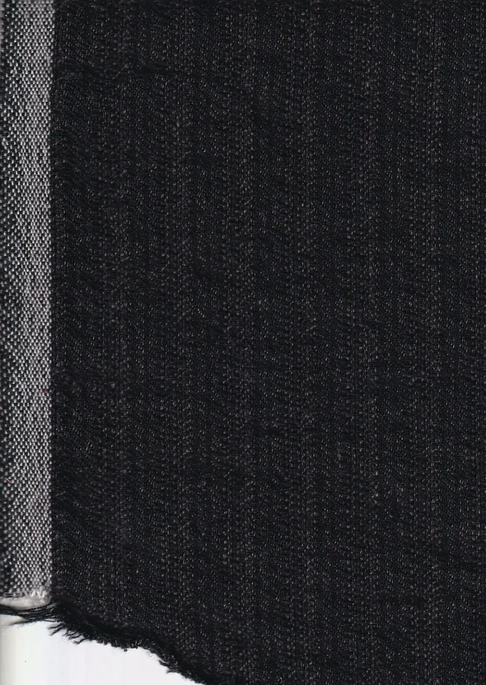 HOLLINGTON Gris Safari tissu crêpe laine-coton 20 m