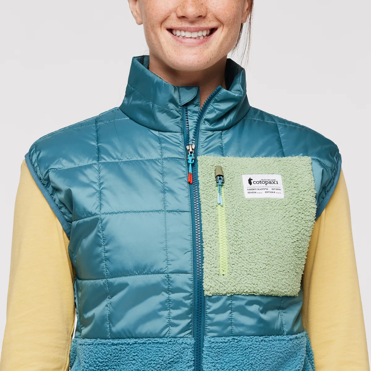 Cotopaxi Trico Hybrid Gilet femme Blue Spruce chaud