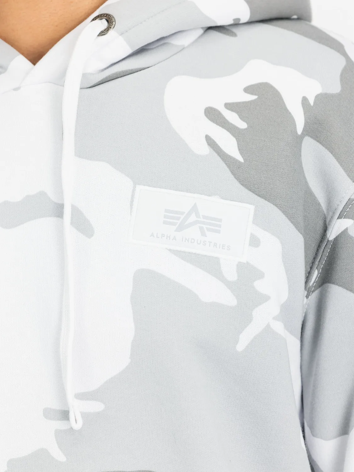 Alpha Industries Backprint hoodie camo coton homme