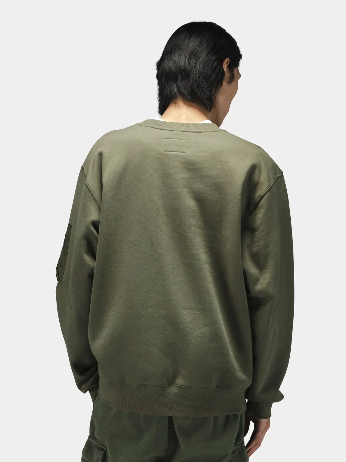 Alpha Industries Utility Pocket sweat OG-107 green coton